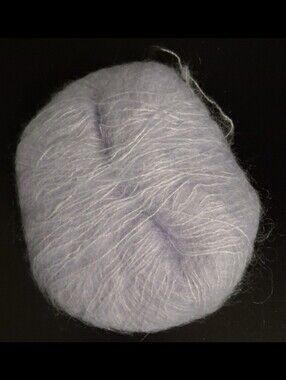 Light Purple Mohair & Silk Soft Fluffy Warm Crafting Crochet Knit Yarn